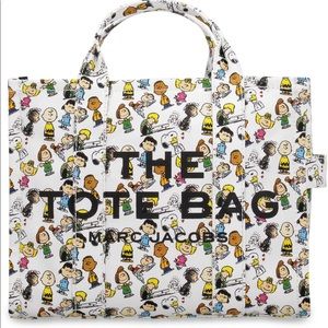 Marc Jacobs Small White Peanuts Tote Bag Limited Edition